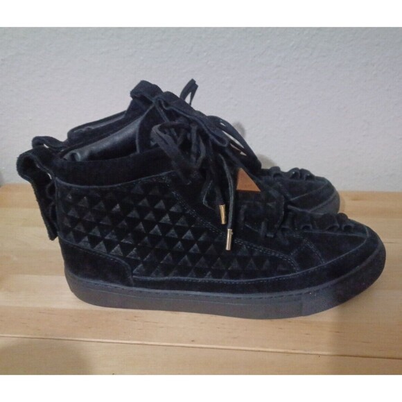 K1X by Patrick Mohr MK5 Black Suede Sneaker Size 7 US ,EU 40 Designer Rare main image 11
